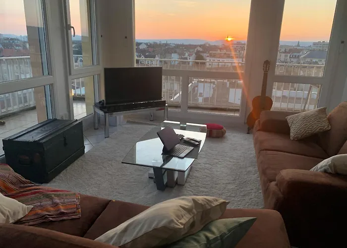 Vue Magnifique, 7 Mn Gare, Muse, Centre, Parking 아파트